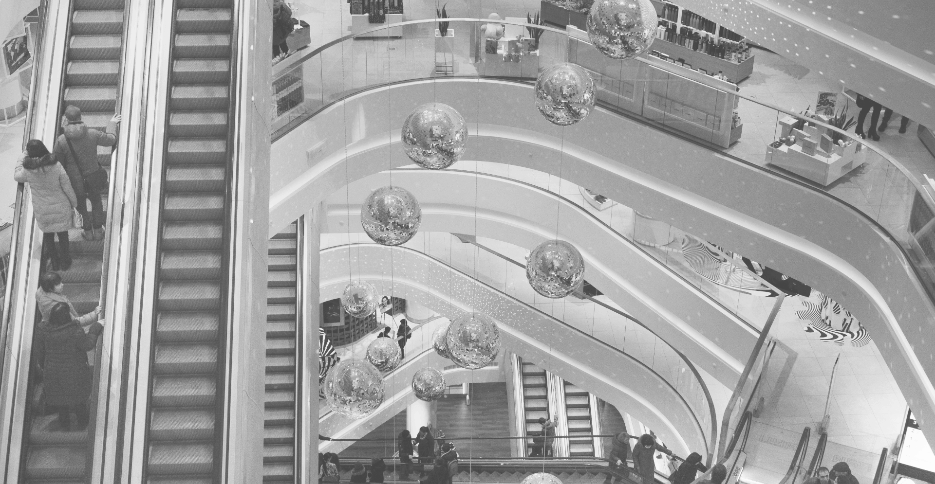 This image of a shopping centre / mall illustrates our discussion topic: How a cyberattack on a UK retailer affects profits, and how to protect your brand, with a blog on the topic.
