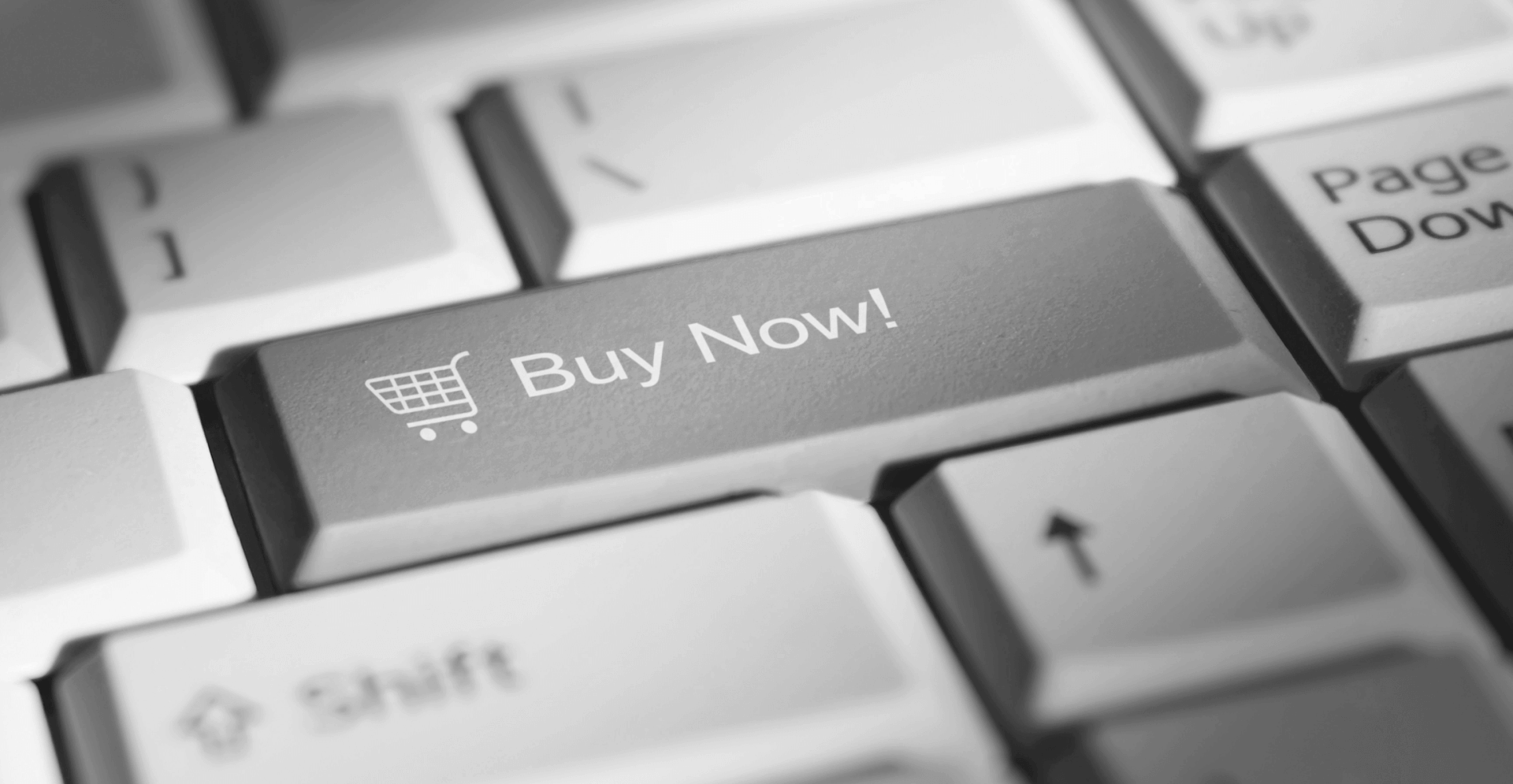 This image of a keyboard with a "Buy Now!" button illustrates our discussion topic: Fake e-stores.